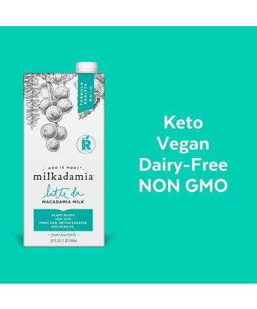 milkadamia Macadamia Milk Latte Da Barista Blend  32 Fl Oz (Pack of 6) - Buy Online on GoSupps.com