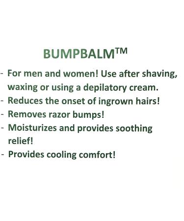 Luxury Aftershave for Sensitive Skin | BumpBalm | Prevent Razor Bumps & Ingrown Hairs | 2 Fl Oz - Buy Online on GoSupps.com