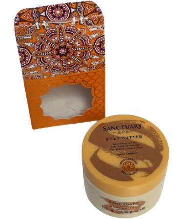 Sanctuary Spa Body Butter Vegan Body Moisturiser Travel Size 100 ml Girls Ladies Bodycare Novelty GIFT - Buy Online on GoSupps.com