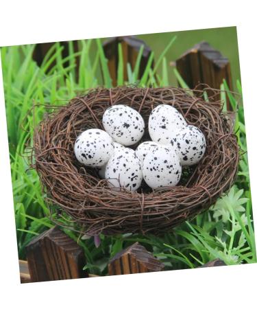 Buy WOFASHPURET Garden Rattan Flower Accessories - Natural Birds Nest Artificial Decoration (10cm) for Elegant Home D cor - Buy Online on GoSupps.com