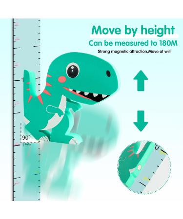3D Dinosaur Baby Height Chart | Movable Wall Decor for Kids' Rooms | Kindergarten Animal Growth Chart - Buy Online on GoSupps.com