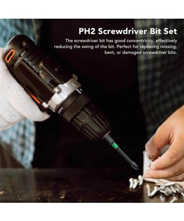 6-Piece Strong Magnetic Screwdriver Bit Set - Non-Slip Replacement Bits for Woodworking - Buy Online on GoSupps.com