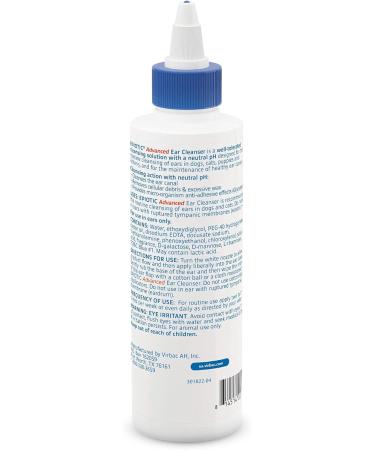 Virbac Epi-Otic Advanced Ear Cleaner 8 oz - 2 Pack | Effective Pet Ear Care Solution - Buy Online on GoSupps.com