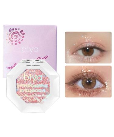 GUOHUA GUOHUA 2 x Diamond Glitter Eye Shadow | Pearlescent Powder Cream Glitter Eye Shadow for Girls Monochrome Eyeshadow