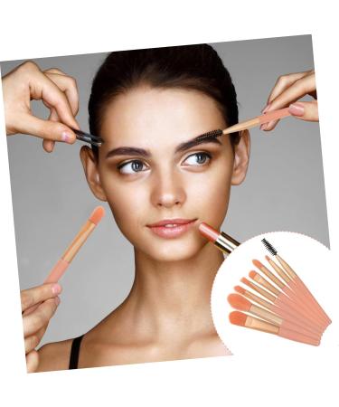 POPETPOP Girls Suit: 5-Piece Travel Makeup Brush Set - Mini Eyeshadow & Powder Brushes for Women - Major Miss Pink Beauty Kit - Buy Online on GoSupps.com