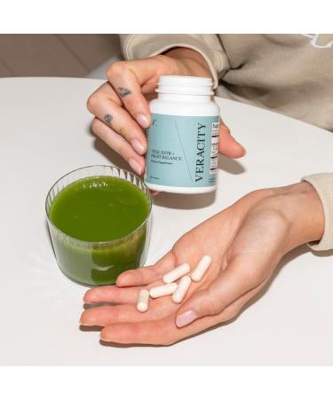 Veracity DIM Detox Supplement - Estrogen & Progesterone Support for Women | Hormone Balance Clear Skin Immune Health - Gluten Free 60 Caps - Buy Online on GoSupps.com