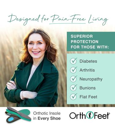 Orthofeet Siena 7 Black Orthopedic Boots for Women - Plantar Fasciitis Relief & Arch Support - Buy Online on GoSupps.com