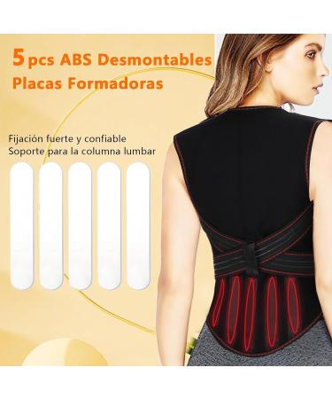 Magnetic Self-Heating Back Support Vest for Pain Relief - Lumbar Support Belt with 108 Magnets - Posture Correction for Men & Women - Winter Warm Thermoo Stock - Available in Large Black - Buy Online on GoSupps.com