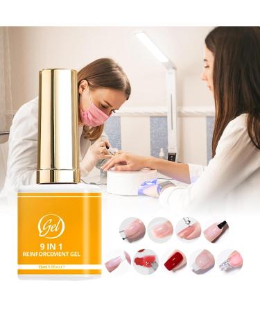 Gupcaqosjw Nail Glue Gel 9-in-1 15ml Nail Glue Home Manicure Gel - Suitable for Daily Casual Formal Party Wedding Holiday and Women's Wear - Buy Online on GoSupps.com