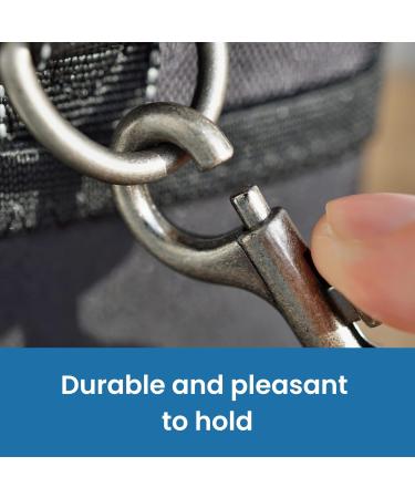 Shop 8m Equestrian Lunging Line - Soft Nylon Tug Line with Hand Loop & Carabiners | Orange/White/Turquoise - Buy Online on GoSupps.com