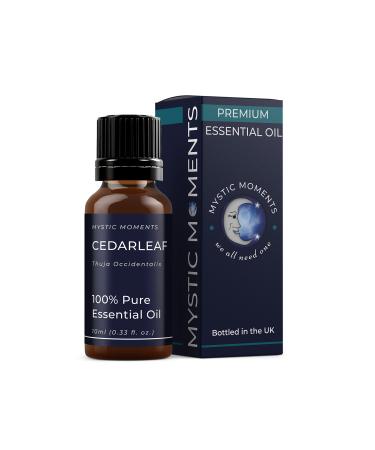 Mystic Moments | Cedarleaf Essential Oil - 10ml - 100% Pure 0.34 Fl Oz (Pack of 1)