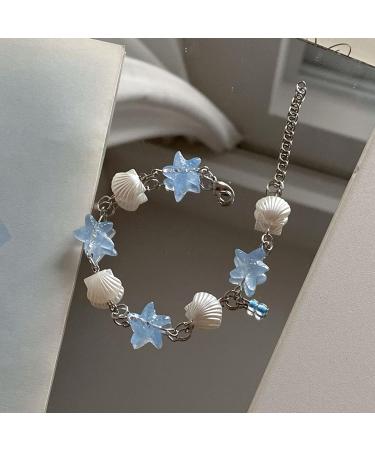 Oralgos Elegant Harz Chain Bracelet | Women's Delicate Pearl Wrist Decoration | Stylish Fish Chain Jewelry - Buy Online on GoSupps.com