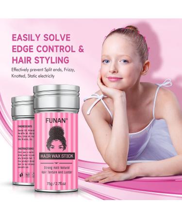 SUOFEIYA Hair Wax Stick 2 Pack - Women's Styling Wax for Hair Wigs - Non-Greasy Pomade Stick for Flyaways - 2.7 Fl Oz (Pack of 2) - Buy Online on GoSupps.com