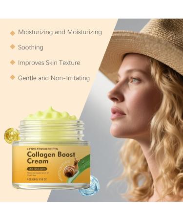 Cr me For Le Visage Au Collag ne - Hydratant Quotidien En Profondeur For Une Peau Lisse Douce Et Rafra chie Formule L g re Non Irritante - Buy Online on GoSupps.com