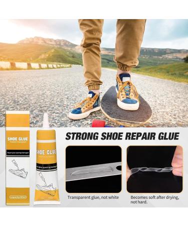 Shoe Glue Sole Repair-Super Strong Shoe Repair Glue-Glue for Shoes- Waterproof Quick Dry Non-Hardening Glue For Shoes For Repairing Worn Shoes Leather Boots High Heels 60ML 1 - Buy Online on GoSupps.com
