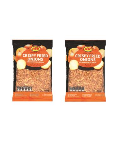 KTC Ready To Use Crispy Fried Onions 800g (400gx2). Ideal for cooking.