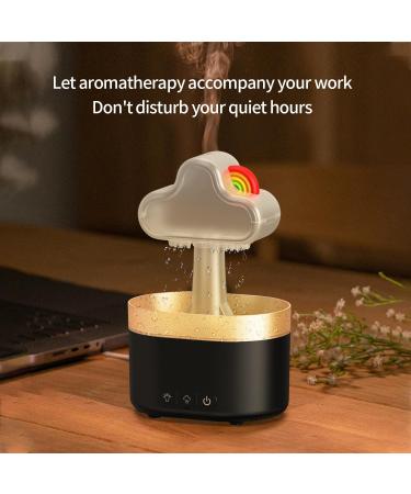 Rain Cloud Humidifier & Essential Oils Diffuser - 500ml Aromatherapy with 7 LED Night Light for Home & Office - Buy Online on GoSupps.com