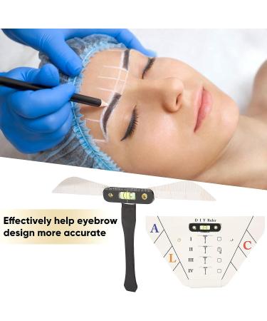 Three-Point Eyebrow Tattoo Stencil Caliper for Perfect Brow Shape - Buy Online on GoSupps.com
