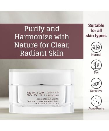 Shop Avya Daily Bare Essentials - Detox Mask Hydroveda Serum & Eye Cream | Ayurvedic Skincare Kit for Glowing Skin - Buy Online on GoSupps.com