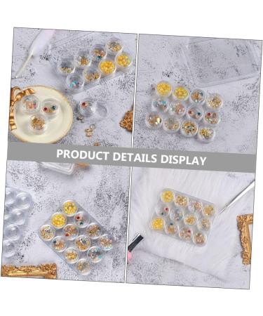 Ipetboom 3 Sets Nail Storage Nail Bead Organizer Small Clear Container Nail Decorations for Nail Art Nail Art Tools Rhinestone Trim Earrings Organizer Nail Beads Manicure Tools Jewelry Pvc - Buy Online on GoSupps.com