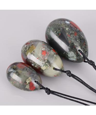 Natural Bloodstone Yoni Egg & Jade Fitness Equipment - Vaginal Muscle Tightening Ball Massager | Package B - Shop Internationally - Buy Online on GoSupps.com