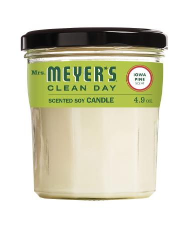 Mrs. Meyer's Clean Day Soy Candle Iowa Pine, 4.9 OZ (Pack of 1) - Buy Online on GoSupps.com