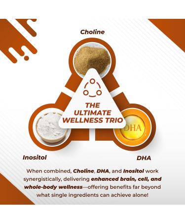 Choline with DHA Inositol Vitamin B12 Coenzyme Q10 NAC Magnesium Ashwagandha Supports Brain Health Promotes Liver Health Made in The USA 150 count (pack of 1) - Buy Online on GoSupps.com