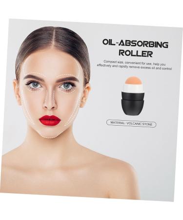 MAGICLULU Volcanic Stone Oil-absorbing Ball Oil-absorbing Rolling Ball Facial Rolling Stone Facial Skin Product Oil Absorbing Roller Facial Skin Oil Control Tool Facial Skin Care Roller 5x3cm Black - Buy Online on GoSupps.com