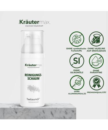  Kr utermax. Tea tree oil in foaming cleansing foam for tea tree 1 x 150 ml - Buy Online on GoSupps.com