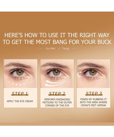 Collagen Six Peptide Eye Cream - Hydrating Formula for Eye Bags & Skin | 60g | Anti-Aging Solution - Buy Online on GoSupps.com