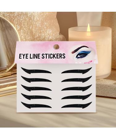 Autocollants Eyeliner Pour Femmes - Patch Maquillage Fard Paupi res | Patchs Maquillage Yeux Naturels Imperm ables pour Sc nes ou F tes Noir - Buy Online on GoSupps.com