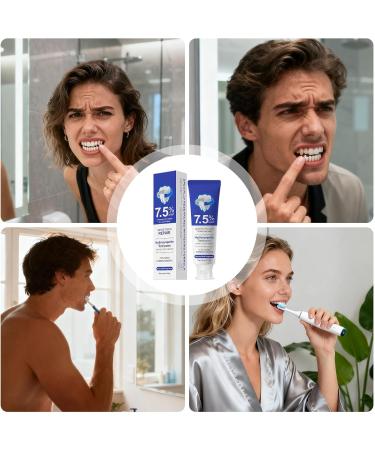  G n rique Repairing Toothpaste for Teeth Dental Repair Gel 120g - Natural Tooth Repair Toothpaste - For Health Protection Mouth Stains Women Men Friends - Buy Online on GoSupps.com