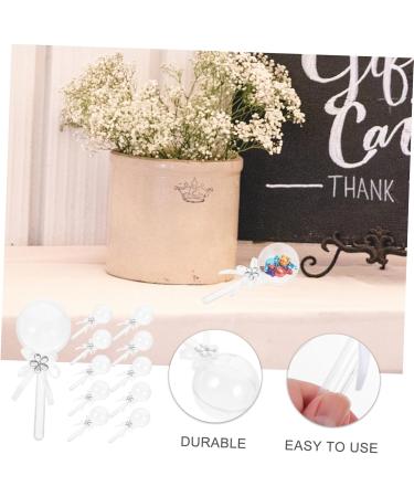 KALLORY 12pcs Fairy Stick Candy Box Christmas Sto Candy Containers for Wedding Party Candy Case Box 14X6X6CM Transparent - Buy Online on GoSupps.com
