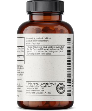 Futurebiotics Vitamin K2 with D3 2 in 1 Support 5000 IU Vitamin D3 & 90 mcg Vitamin K2 MK-7 Non-GMO 120 Tablets 120 Count (Pack of 1) - Buy Online on GoSupps.com
