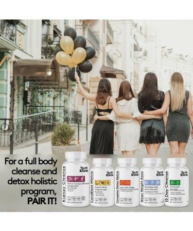 Youth & Tonic Kidney Cleanse Detox - 60 Capsules for Urinary Tract & Bladder Health - Buy Online on GoSupps.com