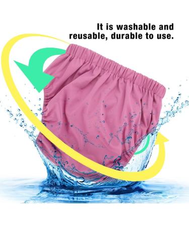 Dekaim Adult Cloth Diaper - Reusable Washable Adjustable Large Nappy (Rose Red) - Buy Online on GoSupps.com