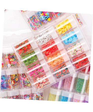 48 Boxes of 3D Polymer Nail Art Accessories - strawberry & fruit Dessert Pearls | Mini Ceramic Charms | Perfect for Nail Techs - 14.2x8.5cm | Multi-Color Set - Buy Online on GoSupps.com