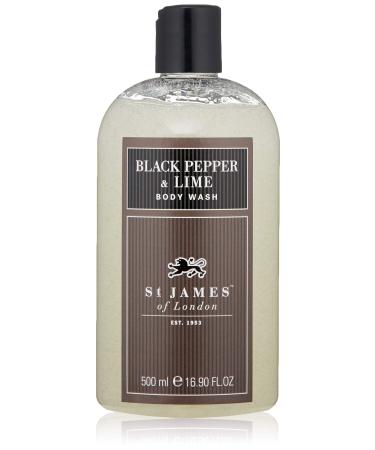 St James of London Black Pepper & Lime Body Wash 16.9 Fl Oz
