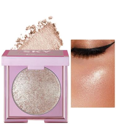 Makeup Highlighters for Face - 8g Shimmering Waterproof Highlighting Powder Cosmetics - Portable Makeup for Cosplay Parties Performances Beginner Friendly Face Body Highlighter Sritob #05