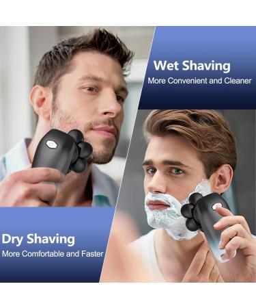 Buy Head Shaver for Men - 6 in 1 Electric Razor for Bald Heads Cordless & Rechargeable | Best Wet & Dry Shaving Kit - Buy Online on GoSupps.com