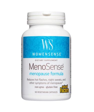 Natural Factors WomenSense MenoSense Menopause Formula 90 Vegetarian Capsules