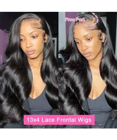 24 Inch Comently Body Wave Lace Front Wig 180 Density HD Transparent Lace Human Hair Wig for Black Women - Buy Online on GoSupps.com