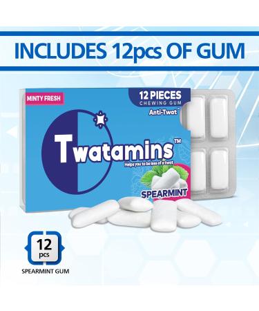 Tw*tamins Funny Joke Pill Box Prank with Chewing Gum Sweets - Perfect Gift for Men | Valentines Day, Christmas, Secret Santa, Birthday & More - Buy Online on GoSupps.com