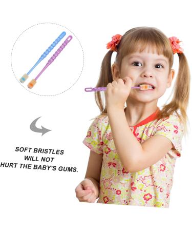 Buy 24-Piece Baby Toothbrush Set for Girls | Soft Silicone Dental Care Tools | 360 Security Toothbrushes & Floss - Buy Online on GoSupps.com