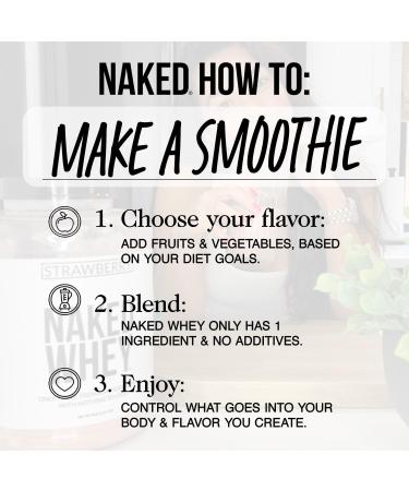 NAKED Strawberry Whey Protein Powder 5LB (61 Servings) + Collagen Peptides Protein Powder 20oz (60 Servings) Grass-Fed Bulk Non-GMO Gluten Free Soy Free - Buy Online on GoSupps.com