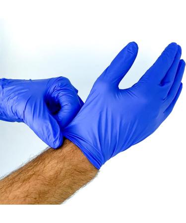 Nitrile Gloves Latex Free Powder free 100 Pcs Per Box (Medium Blue) - Buy Online on GoSupps.com