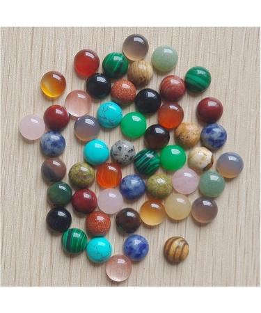 Minerals Stones Fashion Natural Stone Mixed Around 10mm Pearls for DIY. Jewelry Accessories Wholesale 50PCs / Lot Crystal Stones Decoration ERTEYIN (Color : White Turquoise) - Buy Online on GoSupps.com