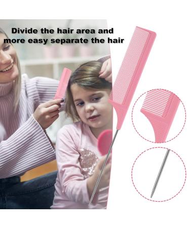 Lorsex Hairbrush Set for Natural Afro Hair | 3-Piece Toupier Brush & Double Edges Comb for Wavy & Curly Hair (Pink) - Perfect for 3A to 4C Textures - Buy Online on GoSupps.com
