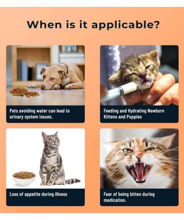 Culacos Pet Syringe - Plastic Measurement Syringe for Puppies Dogs Cats & Pets | Tablet Feeder Tool - Buy Online on GoSupps.com