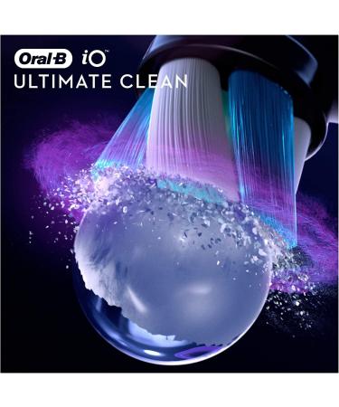 Oral-B iO4 2x Electric Toothbrushes For Adults Christmas Gifts For Women / Him 2 Toothbrush Heads & 1 Travel Case 4 Modes With Teeth Whitening UK 2 Pin Plug Black and White + Refills Black Travel - Buy Online on GoSupps.com